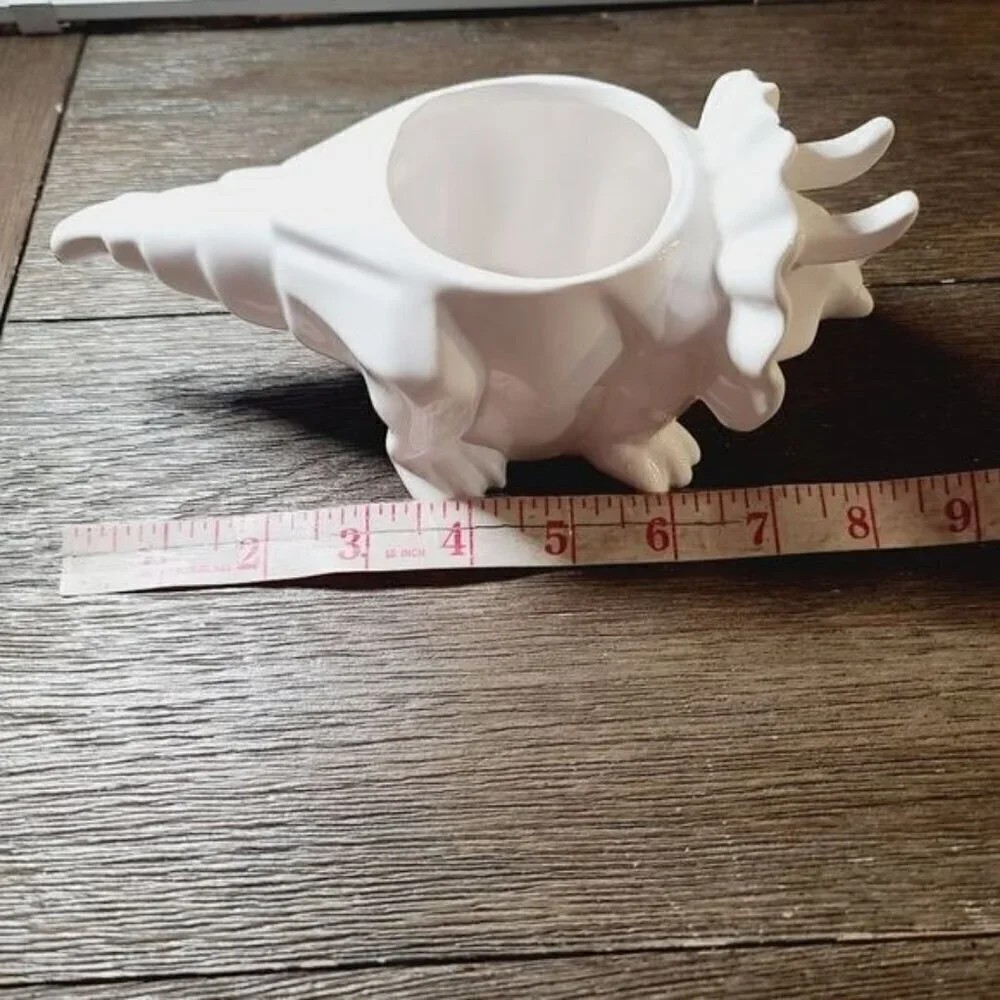 Dinosaur Triceratops Ceramic Succulent Planter Desk Boho Decorative Decor